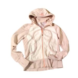 Lululemon hoodie good condition size 8, White/pinkish beige